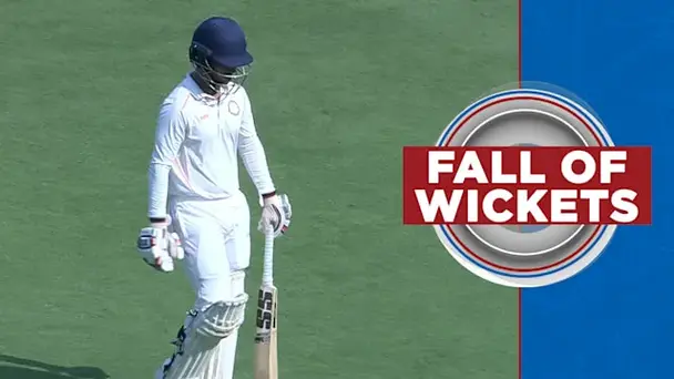 Vidarbha Fall of Wickets vs Odisha, 1st Inns