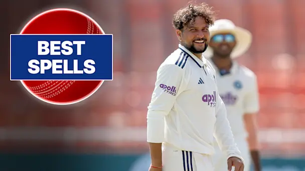 Kuldeep's 3/30 vs AFG in Only Test, 2nd Inns