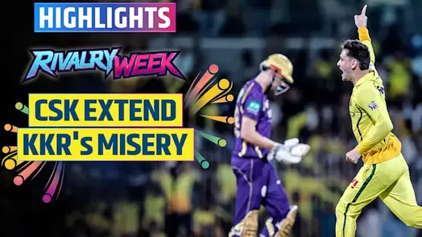 CSK vs KKR: Highlights