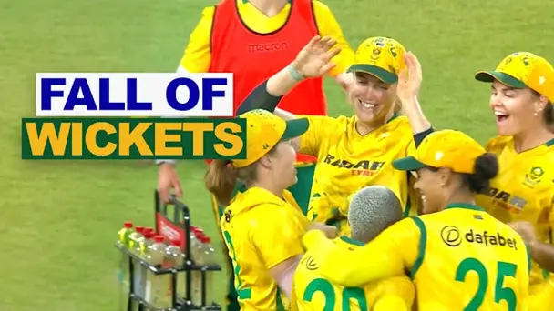 IND W Fall of Wickets vs SA W