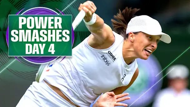 Power Smashes of Day 4 ft. Swiatek and More