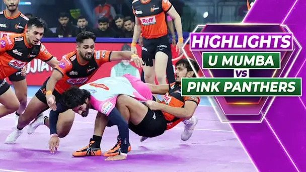 U Mumba 37-36 Jaipur Pink Panthers