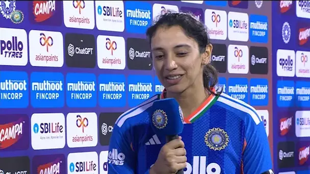 Really Happy to Get the Win: Smriti