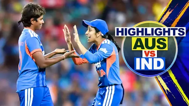 AUS W vs IND W: 1st T20I, Highlights
