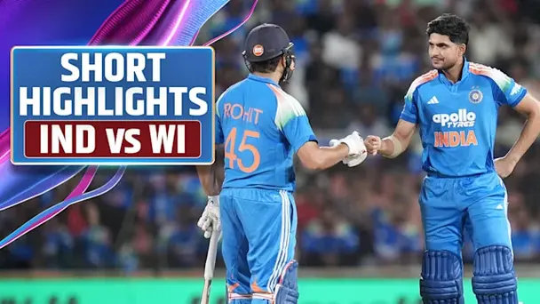 India vs West Indies: 1st ODI, Short Highlights