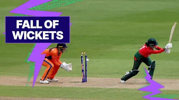 BAN Fall of Wickets vs NED