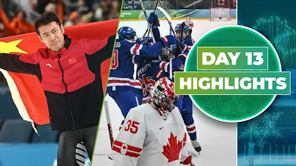 Winter Olympics: Day 13, Highlights