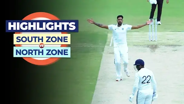 SF: South Zone vs North Zone - Day 2, Highlights