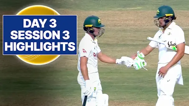 IND A vs AUS A: 1st Multi-day Match - Day 3, 3rd Session