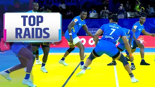 Top Raids India vs Tanzania, Men's Group Stage