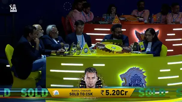 5.20 Cr! CSK Rack Up Rahul Chahar