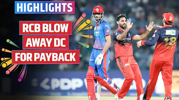 DC vs RCB: Highlights