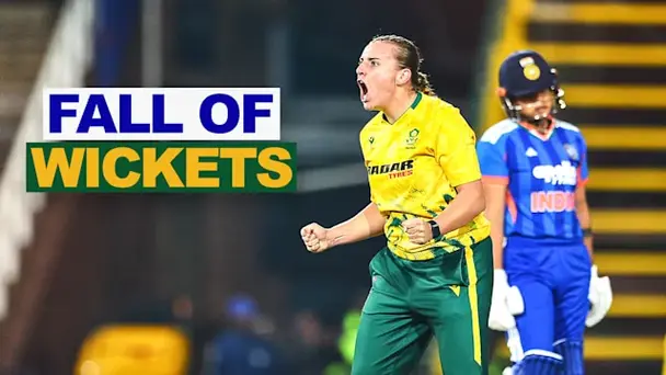IND W Fall of Wickets vs SA W: 4th T20I