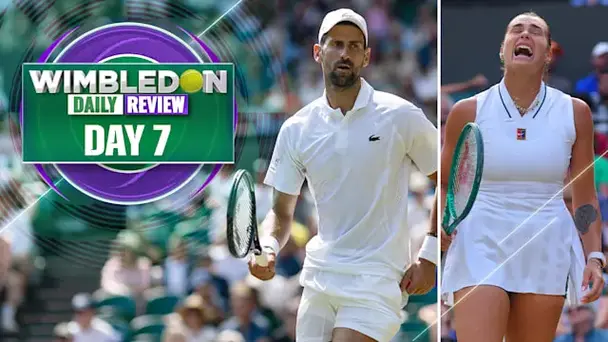 Djoko Makes History, Sabalenka Crashes Out