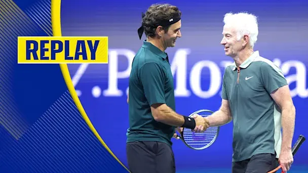 Federer/McEnroe vs Roddick/Agassi: Replay
