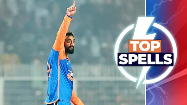 Chakaravarthy's 3/23 vs ENG in 1st T20I