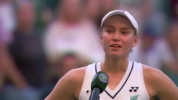 I'm Happy With My Performance: Rybakina