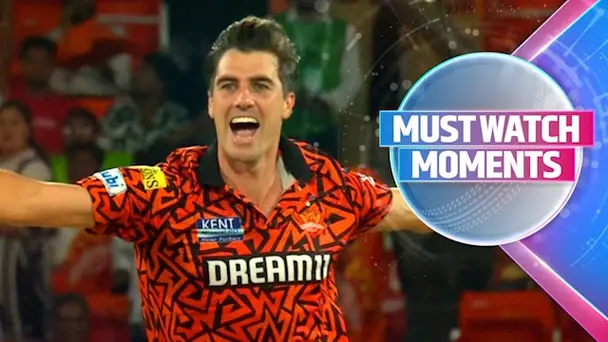 Cummins Strikes First Ball