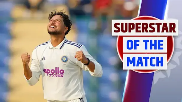 Kuldeep's 5/82, 3/104 vs WI in 2nd Test