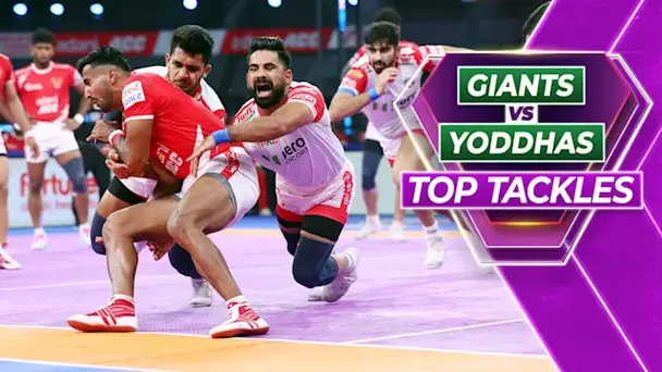 Top Tackles: Gujarat Giants vs UP Yoddhas