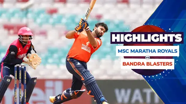 MSC Maratha Royals vs Bandra Blasters: Highlights