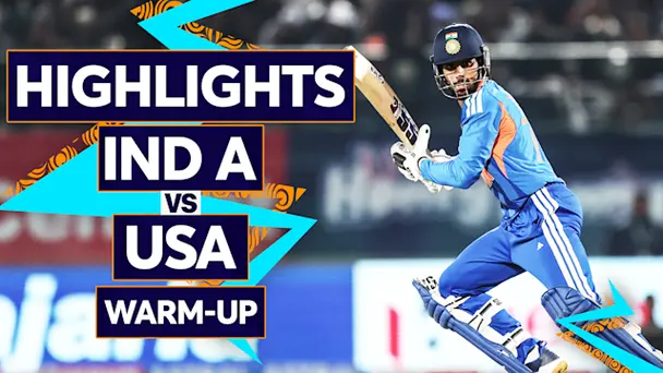 India A vs USA: Warm Up, Highlights