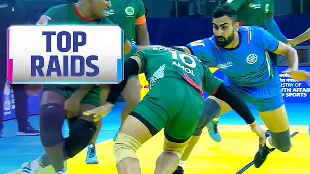 Top Raids: India vs Bangladesh, Men's Semi-final 1