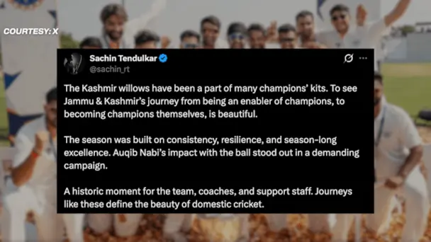 Legends Laud J&K's Historic Triumph