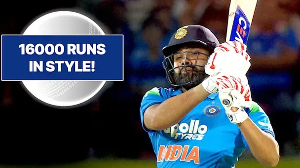 Six! Rohit Achieves Historic 16K Milestone