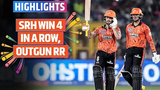 RR vs SRH: Highlights