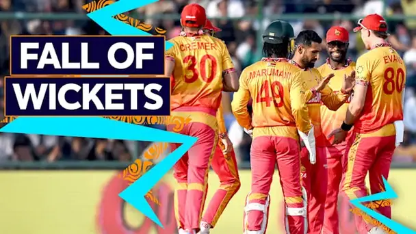 SA Fall of Wickets vs ZIM