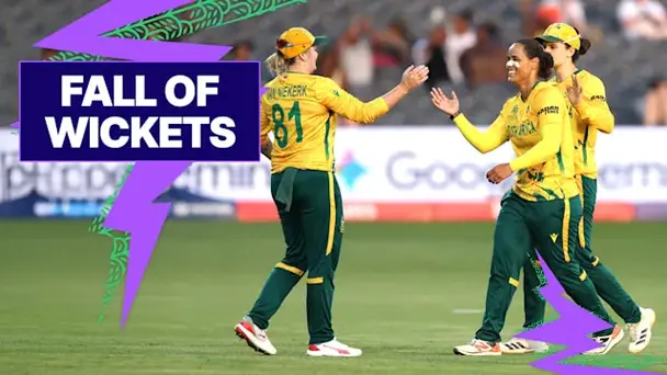 NED Fall of Wickets vs SA