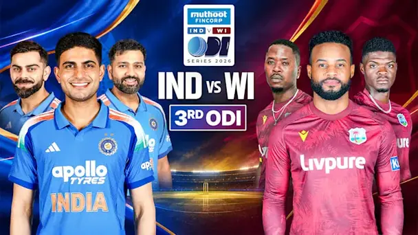 India vs West Indies: 3rd ODI