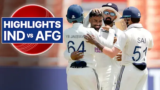 Only Test: IND vs AFG, Day 3 Highlights