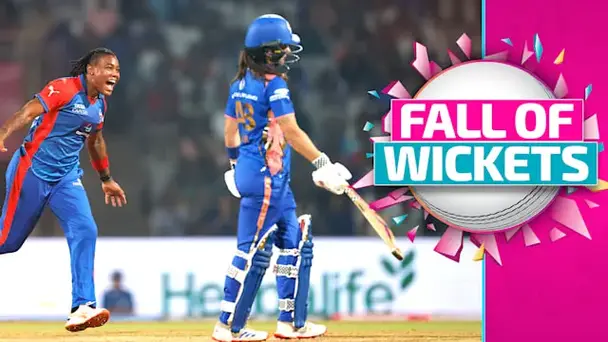 MI Fall of Wickets vs DC