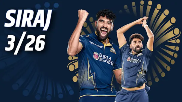 Siraj's 3/26 vs CSK