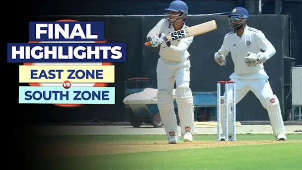 Final: East Zone vs South Zone - Day 1, Highlights
