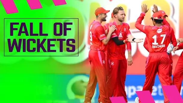 Southern Brave Fall of Wickets vs Welsh Fire