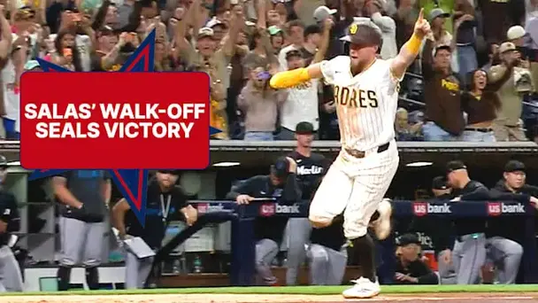 Salas Completes 7-6 Win with Walk-Off