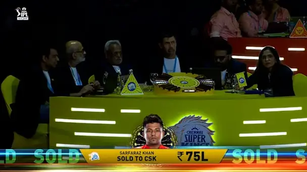 75L! Sarfaraz Joins CSK