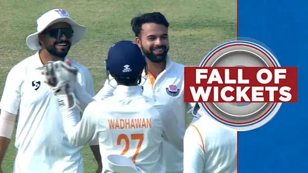 Delhi Fall of Wickets vs Jammu & Kashmir, 1st Inns