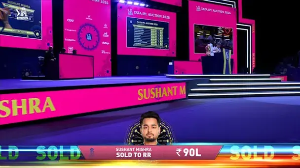 90L! RR Show Trust in Sushant Mishra