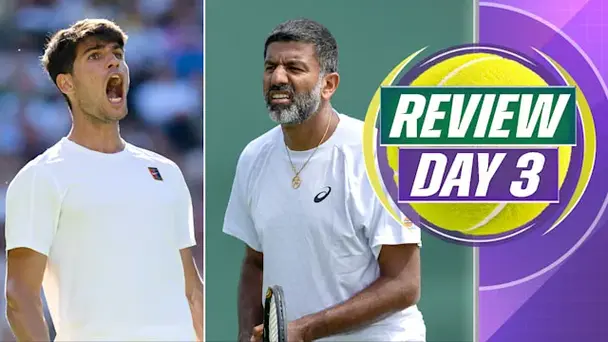 Alcaraz into Rd 3, Bopanna Returns Home