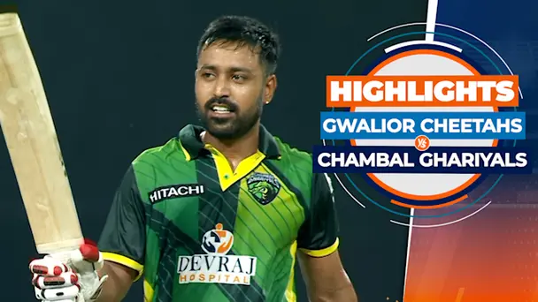 Gwalior Cheetahs vs Chambal Ghariyals: Highlights