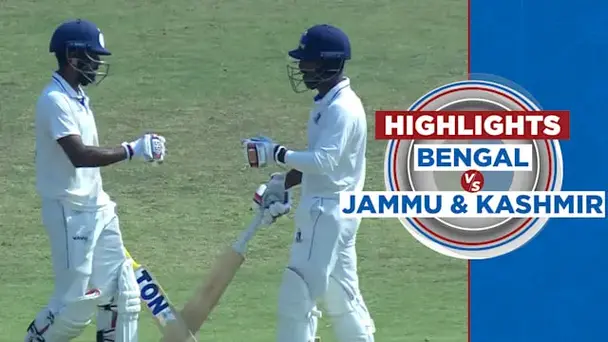 SF: Bengal vs Jammu and Kashmir - Day 1, Highlights