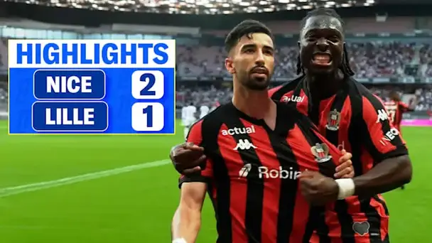 Nice vs Lille: Highlights