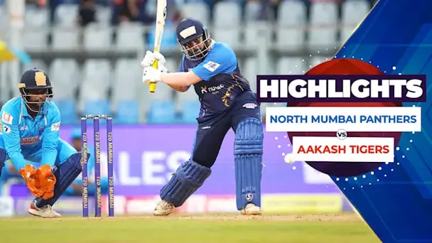 North Mumbai Panthers vs Aakash Tigers MWS: Highlights