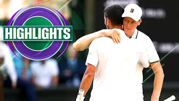 Sinner vs Djokovic: SF Highlights