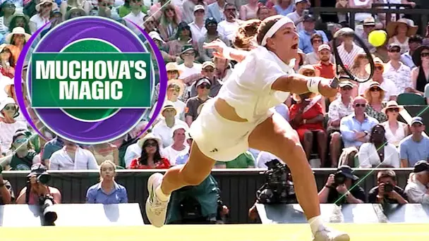 Muchova’s Diving Volley Stuns Gauff