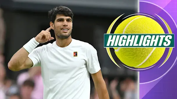 Rublev vs Alcaraz: Rd 4 Highlights